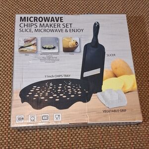 Microwave Chip Maker Set - Black